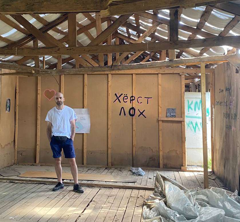 Installation inside a wooden building